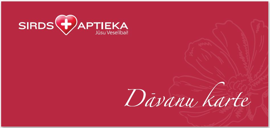 Sirds Aptiekas dāvanu karte